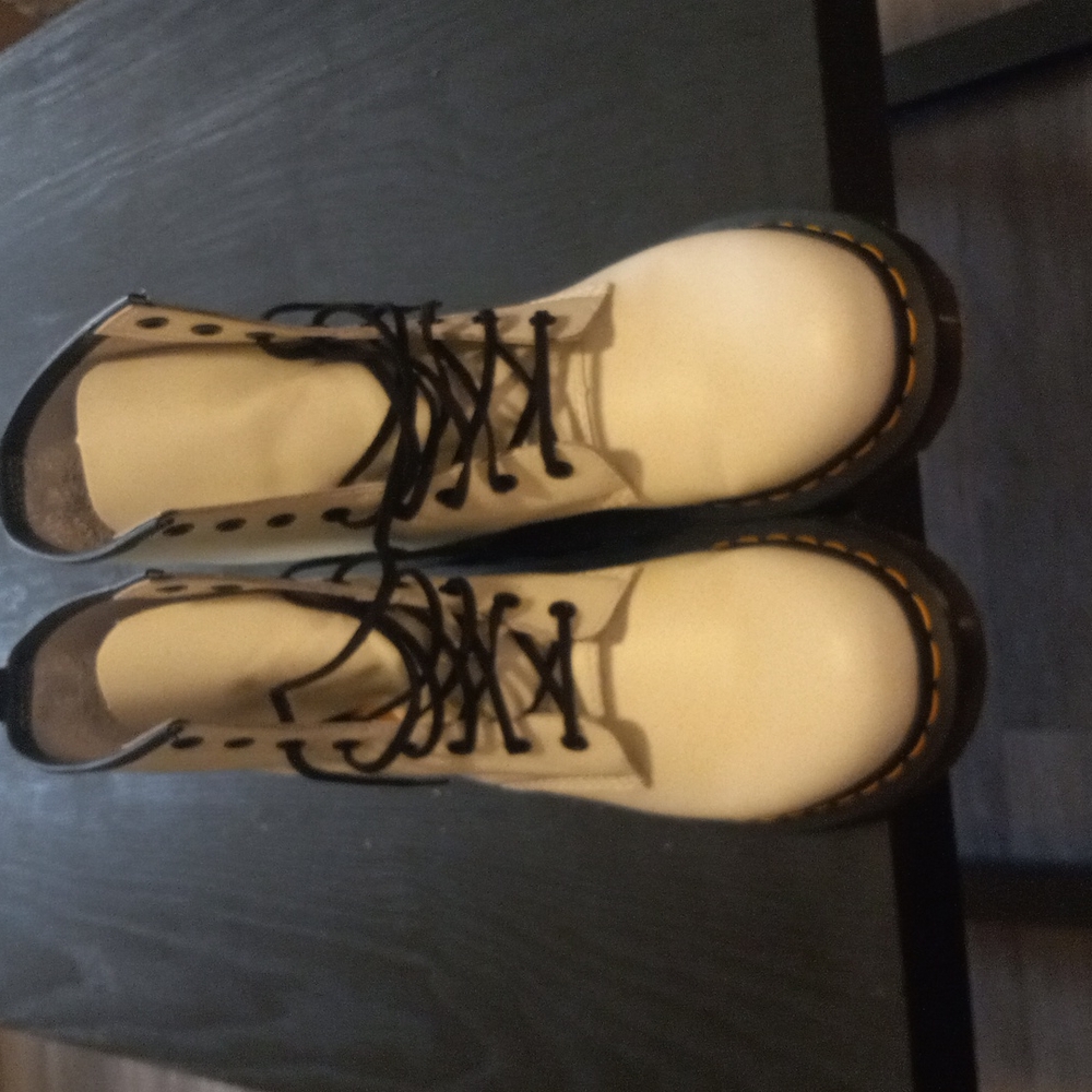 White Doc Martens Size 10!